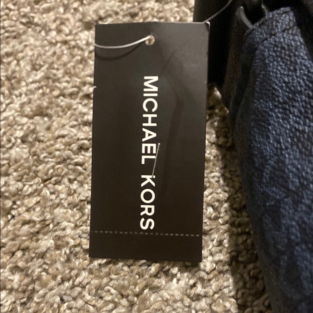 Michael Kors Blue Leather Bag